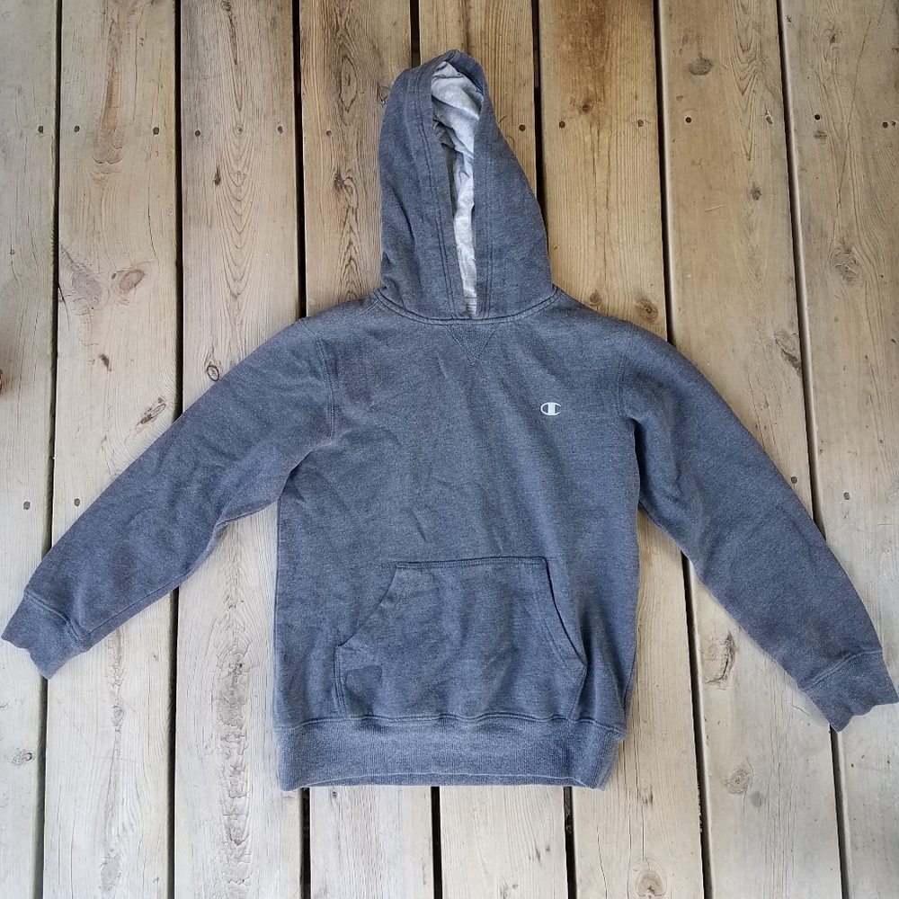 Champion athletic grey pocket hoodie